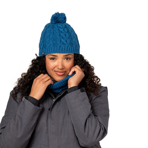 Women's Freeze Baby Fleece-Lined Cable Knit Neck Warmer