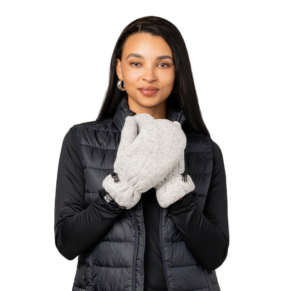Unisex Catalyst Sweaterfleece Mittens with Grippers