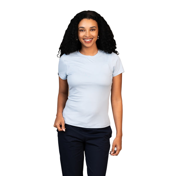 Women's Varsity High Stretch Fitted Short Sleeve T-shirt