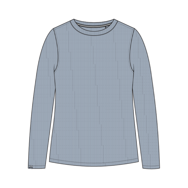 Women's Essentialist Super Soft Ribbed Modal Blend Long Sleeve T-shirt
