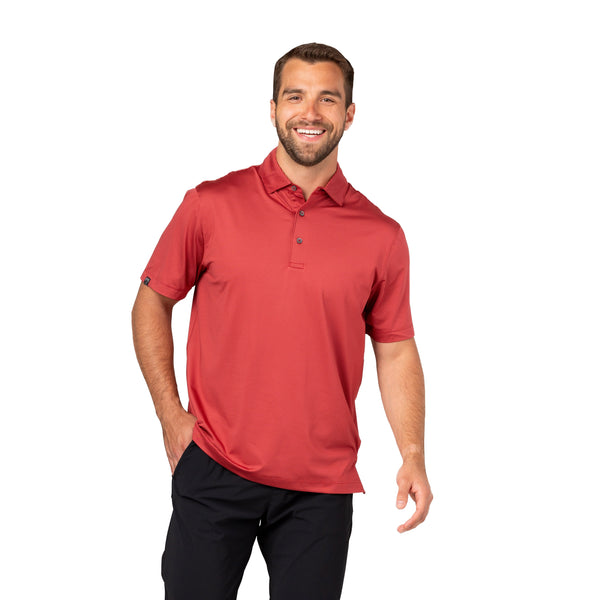 Men's Optimist II Microstripe Short Sleeve Polo