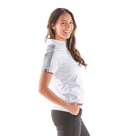 White/Light Heather Gray