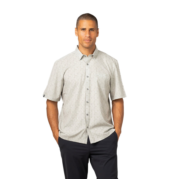 Men's Enthusiast 4-Way Stretch Printed Short Sleeve Outdoor Shirt