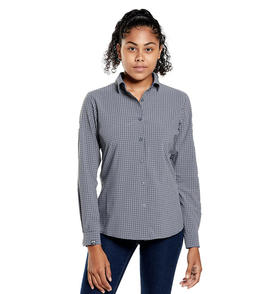 Women's Influencer 4-Way Stretch Microplaid Woven Shirt