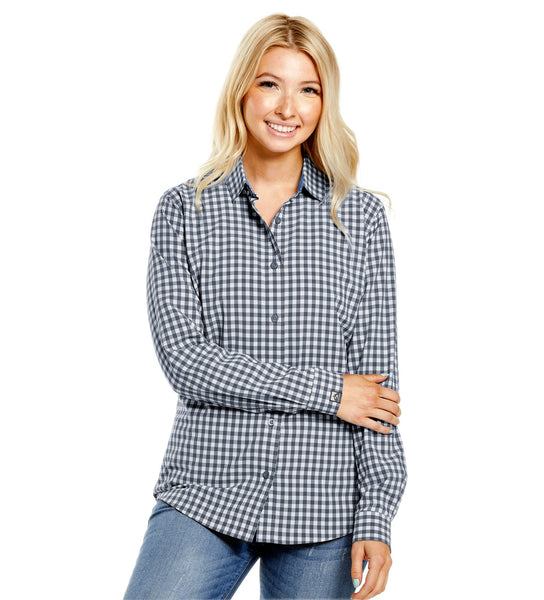 Women's Influencer 4-Way Stretch Gingham Woven Shirt