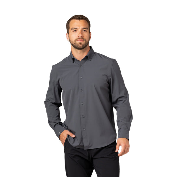 Men's Influencer 4-Way Stretch Solid Woven Shirt