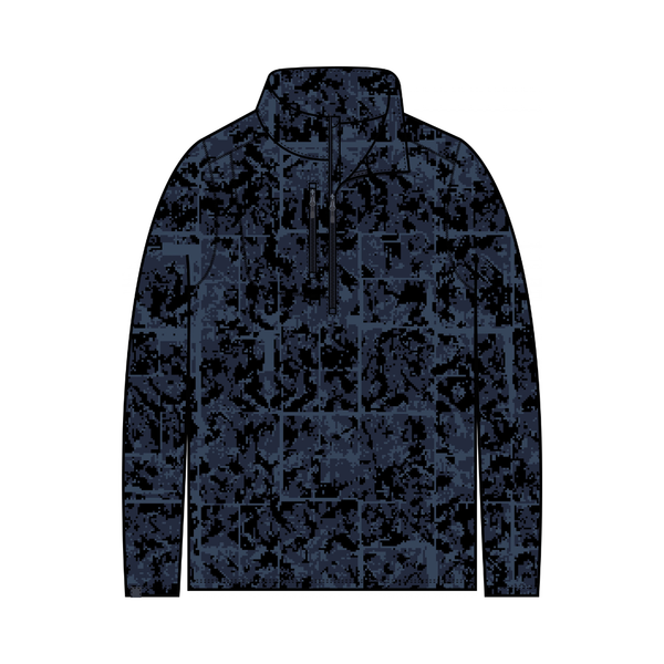 Men's Fireside Fleece Printed Microfleece Quarter Zip