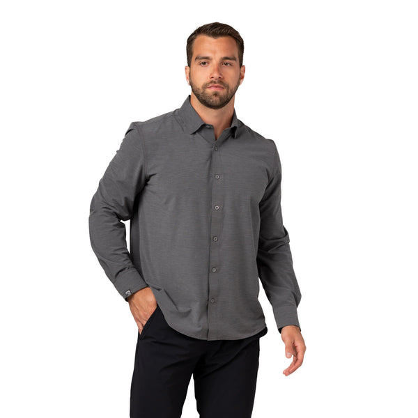 Men's Prodigy Soft Poly/Cotton Blend Button Down