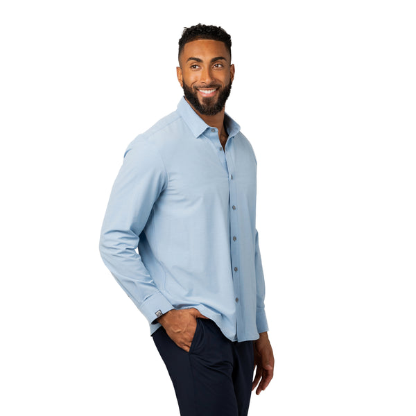 Men's Prodigy Soft Poly/Cotton Blend Button Down