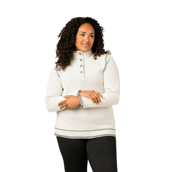 Women's Maverick Waffle Knit Button Up