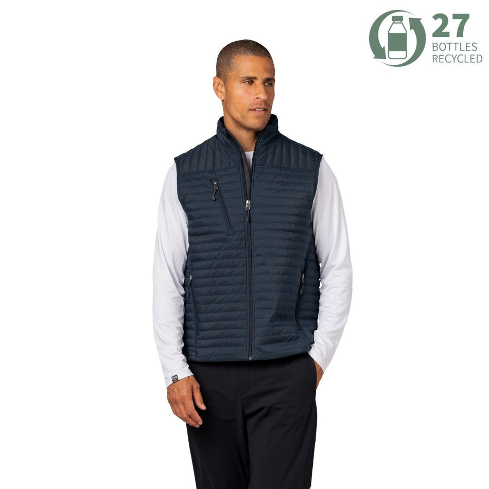 Men's Left Handed Zipper Pull - Front Runner 120 GSM Insulated Quilted Vest