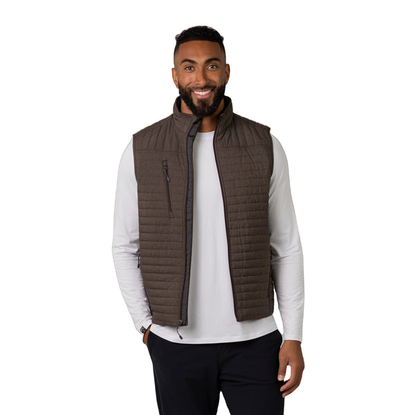 Men's Front Runner 120 GSM Insulated Heather Quilted Vest