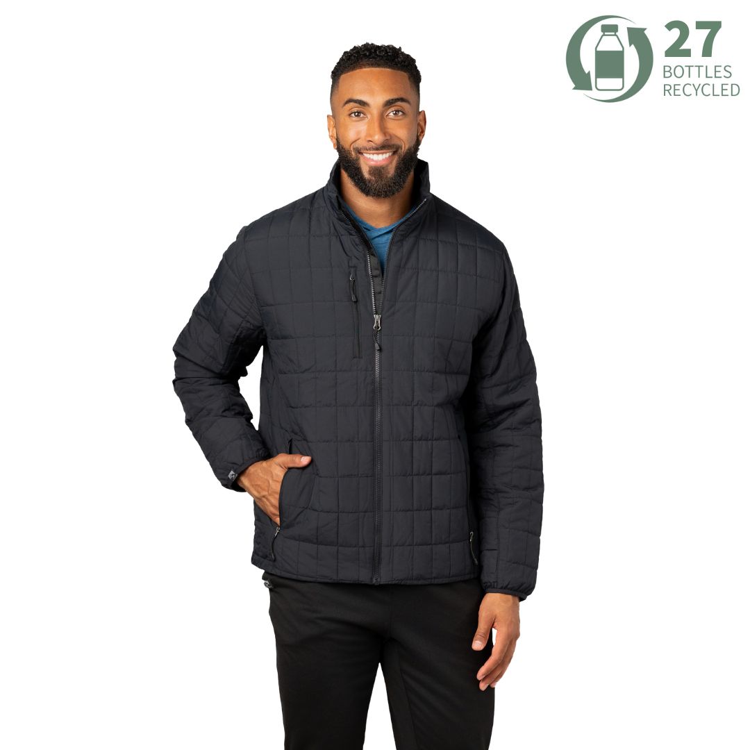 Men's Traveler 60 GSM Insulated Packable Quilted Jacket – Storm