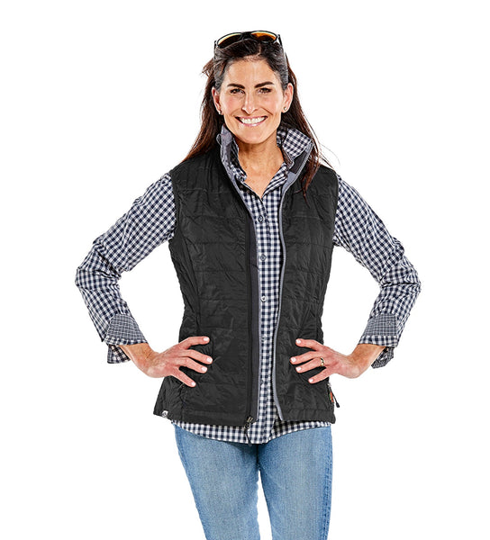Women's Traveler 60 GSM Insulated Packable Quilted Vest - Glossy