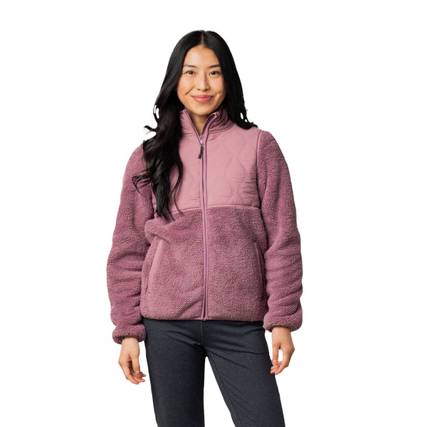 Women's Quilted Teddy Fleece Jacket