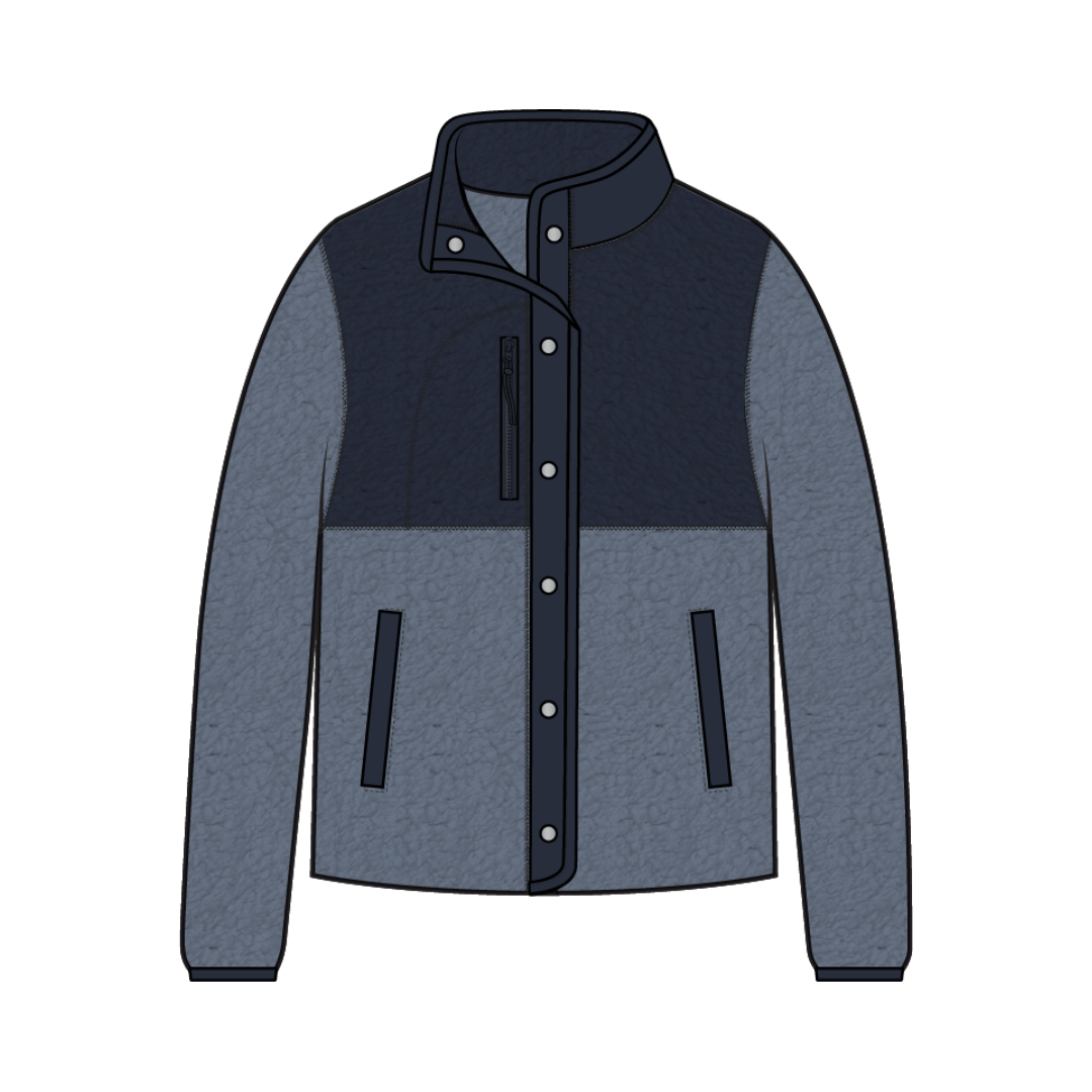 Shadow Gray/Navy Blue