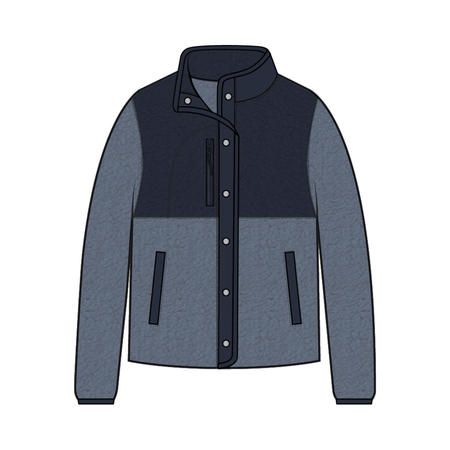 Shadow Gray/Navy Blue