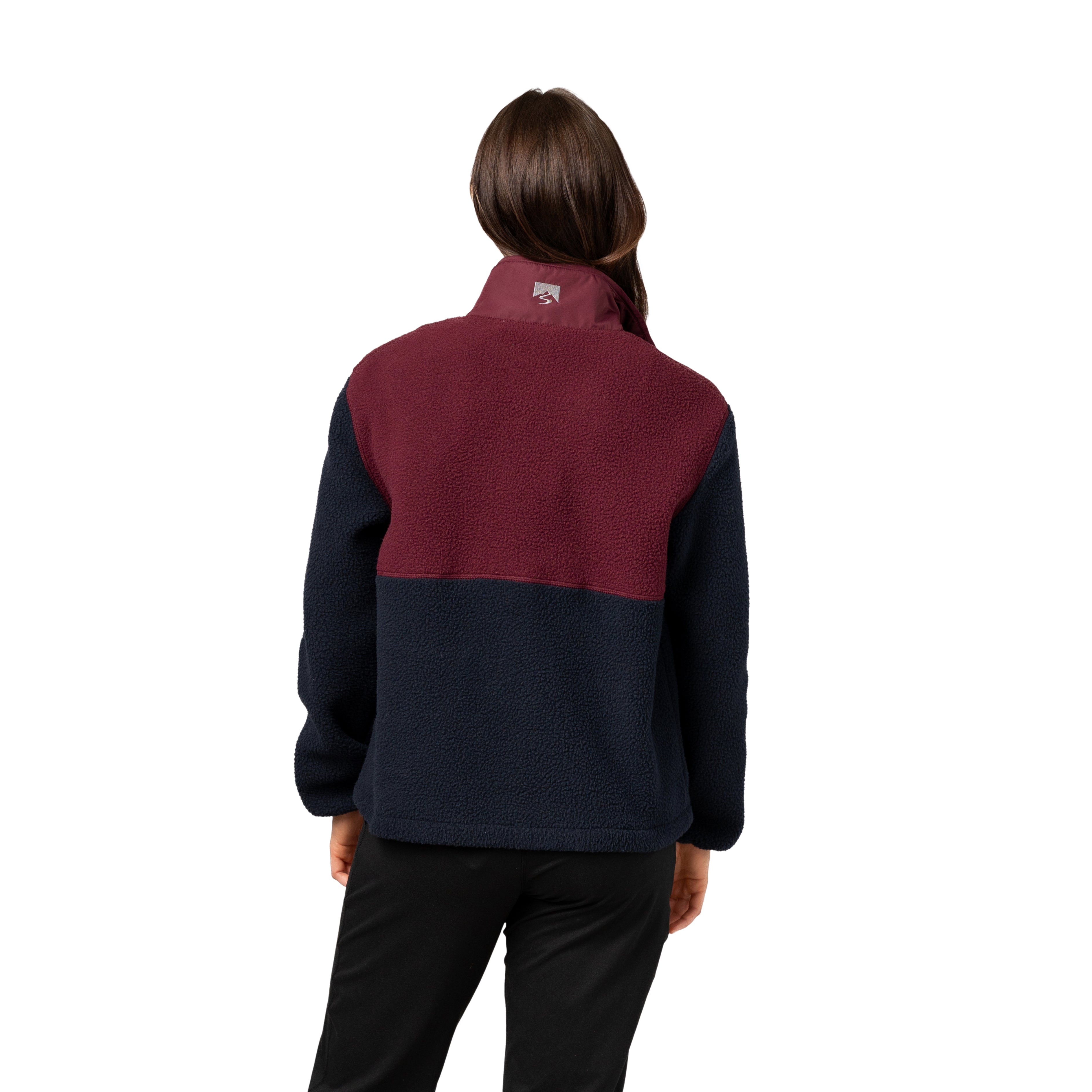 Navy Blue/Merlot Red