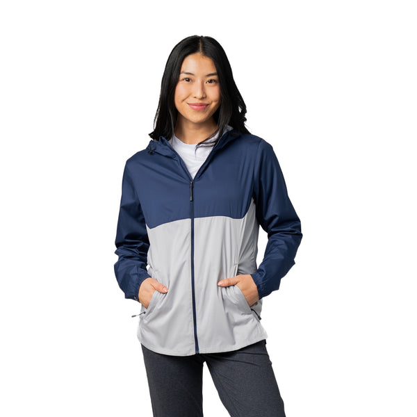 Women's Idealist Water-Resistant Full Zip Hooded Windbreaker