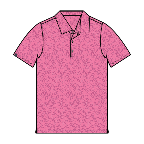 Men's Canopy Printed Short Sleeve Polo - COMING SPRING 2027