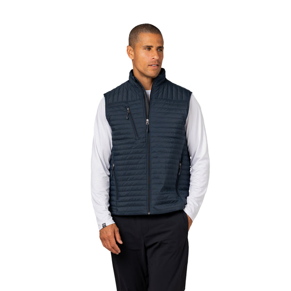 Men's Left Handed Zipper Pull - Front Runner 120 GSM Insulated Quilted Vest