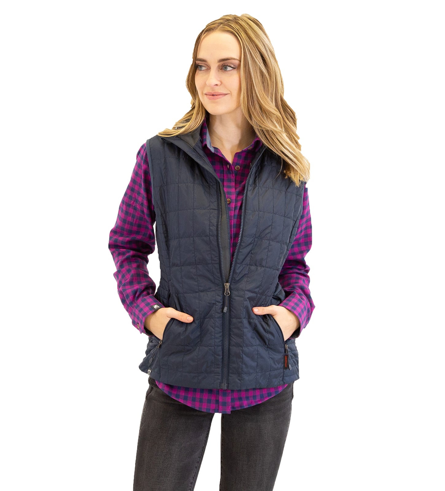 Women's Traveler Vest Glossy Finish - Storm Creek // Retailer Site